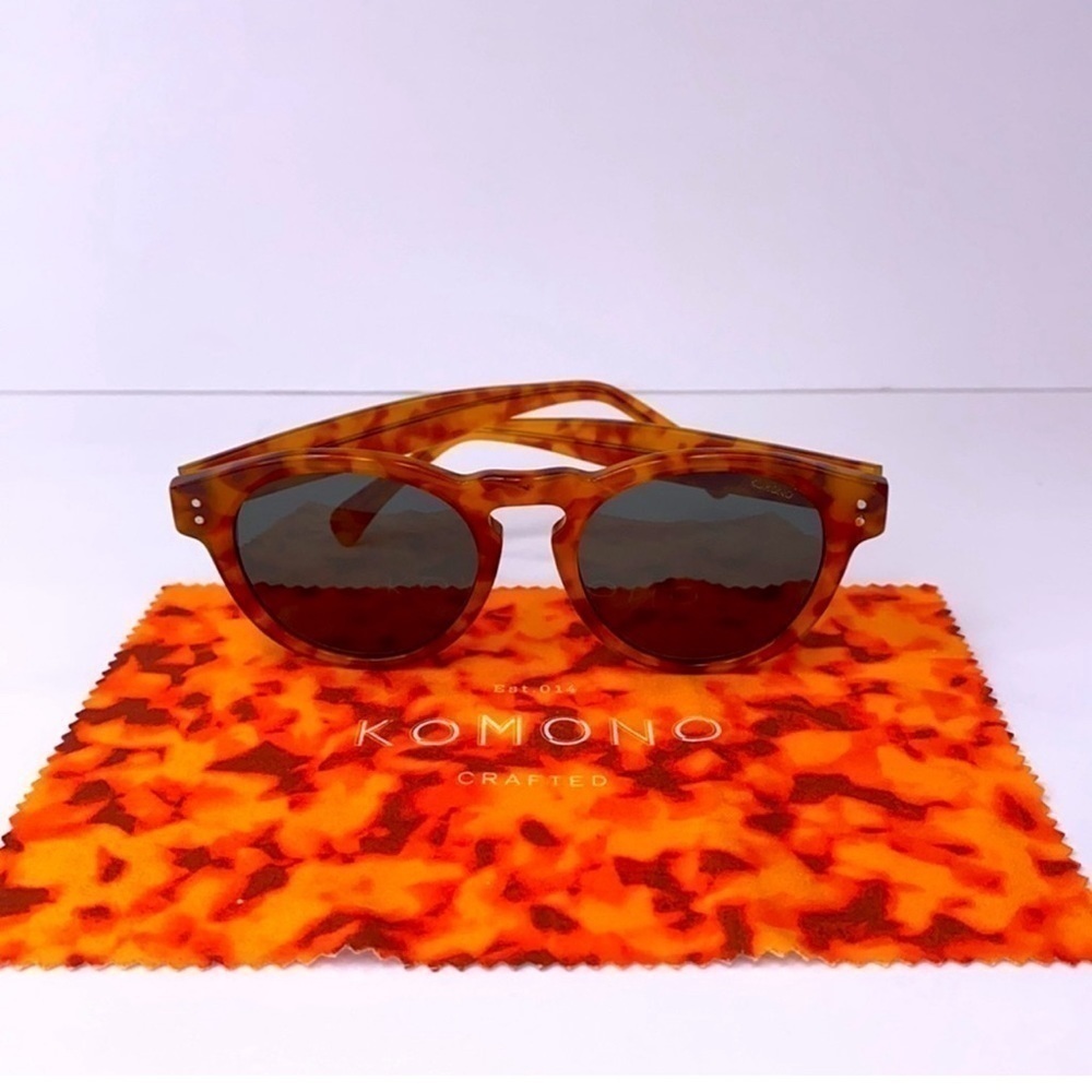 Komono sunglasses Clement Caramel Demi NEW Tortoise - Picture 8 of 12